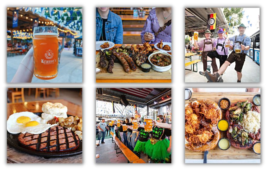 Love Local Krause’s Café & Biergarten Blog collage