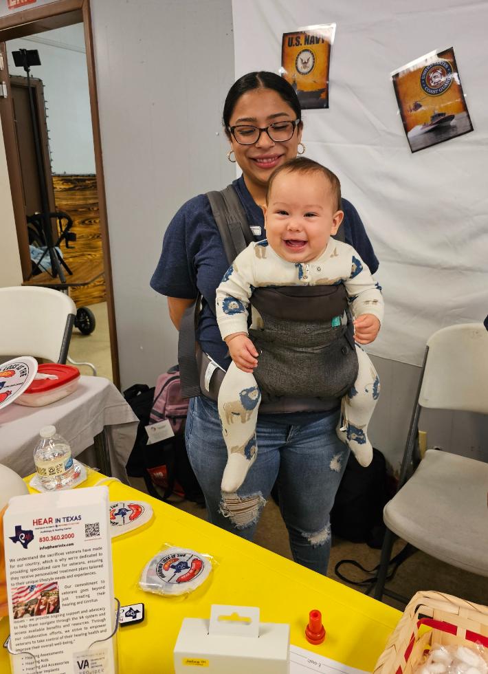 Hear in Texas Desk At Community Event