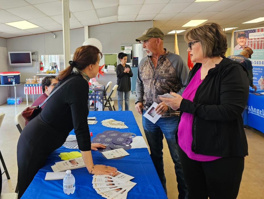 Desk At Local Community Event At Hear in Texas