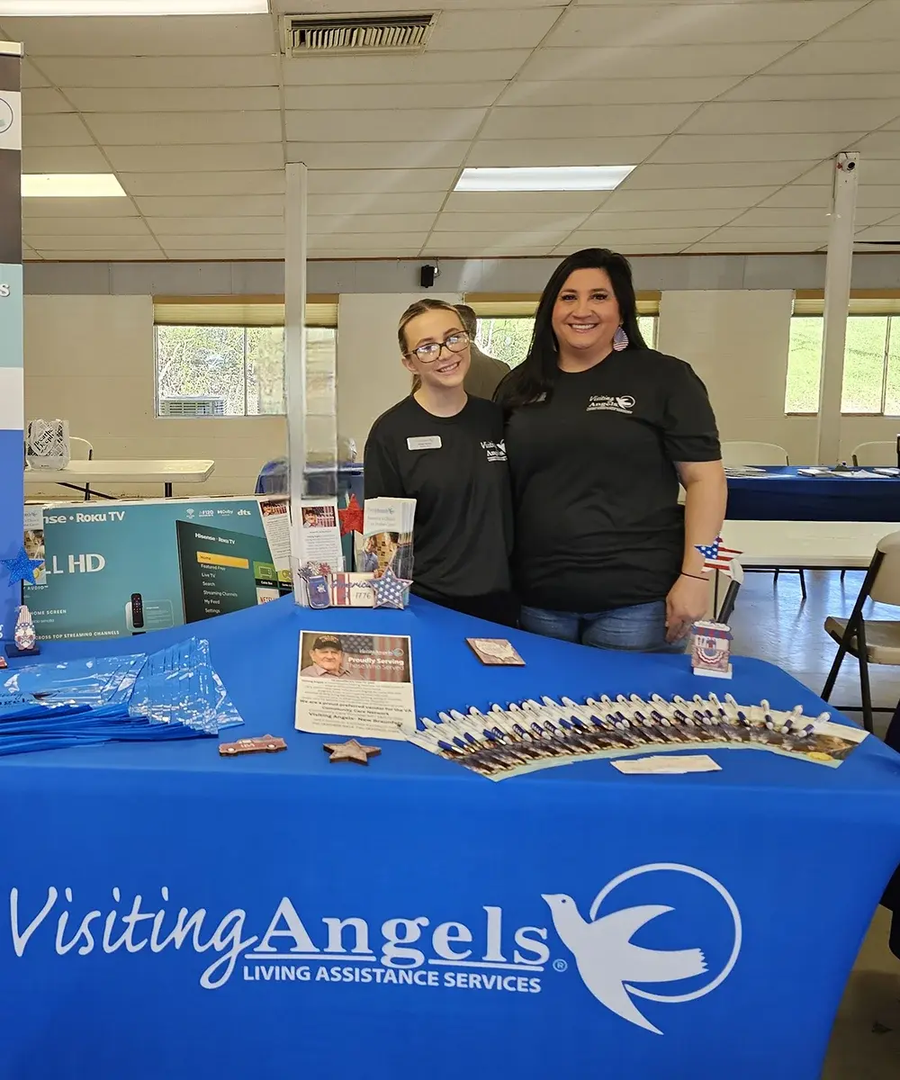 The Hear in Texas team volunteering at Visiting Angels event