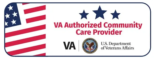 VA Authorized Community Care Provider badge by U.S Department of Veterans Affairs